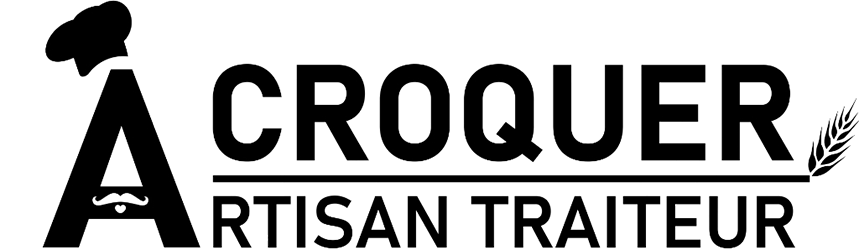 a croquer logo noir